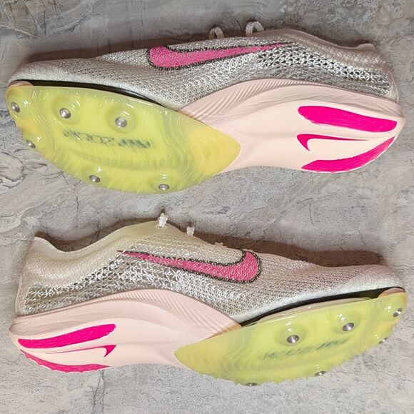 Nike Air Zoom Victory Men\'s 7 Sail Fierce Pink Track Spikes Shoes CD4385-101 main image 10